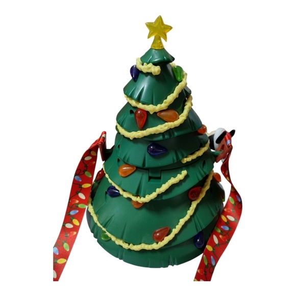 Disney Parks 2019 Holiday Mickey Christmas Tree Light Up Popcorn Bucket - Picture 3 of 11